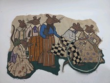 Hand embroidered Town mouse &