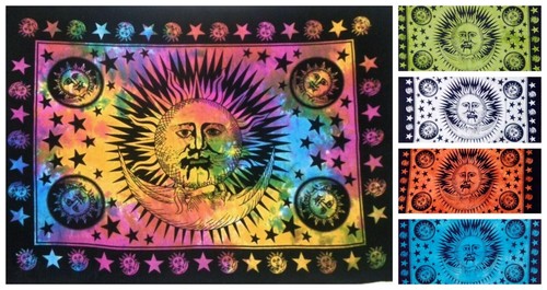 Cotton sun wall - sun, hanging