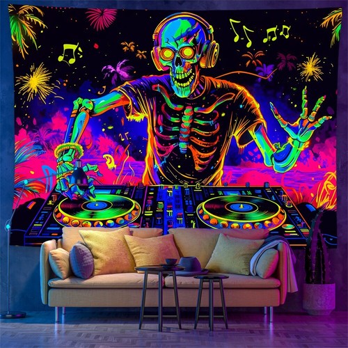 Tapestry dj skeleton - tapestry,