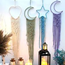 Macrame Handmade Moon Star