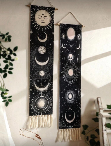 Pair wall hanging tapestry - wall,