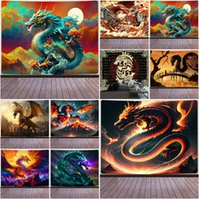 Large Tiger Dragon Tapestry