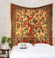 Yellow Tree of Life Tapestry